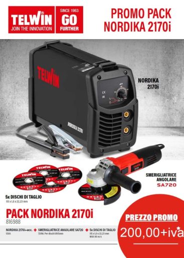 Promo saldatrice Telwin Nordika